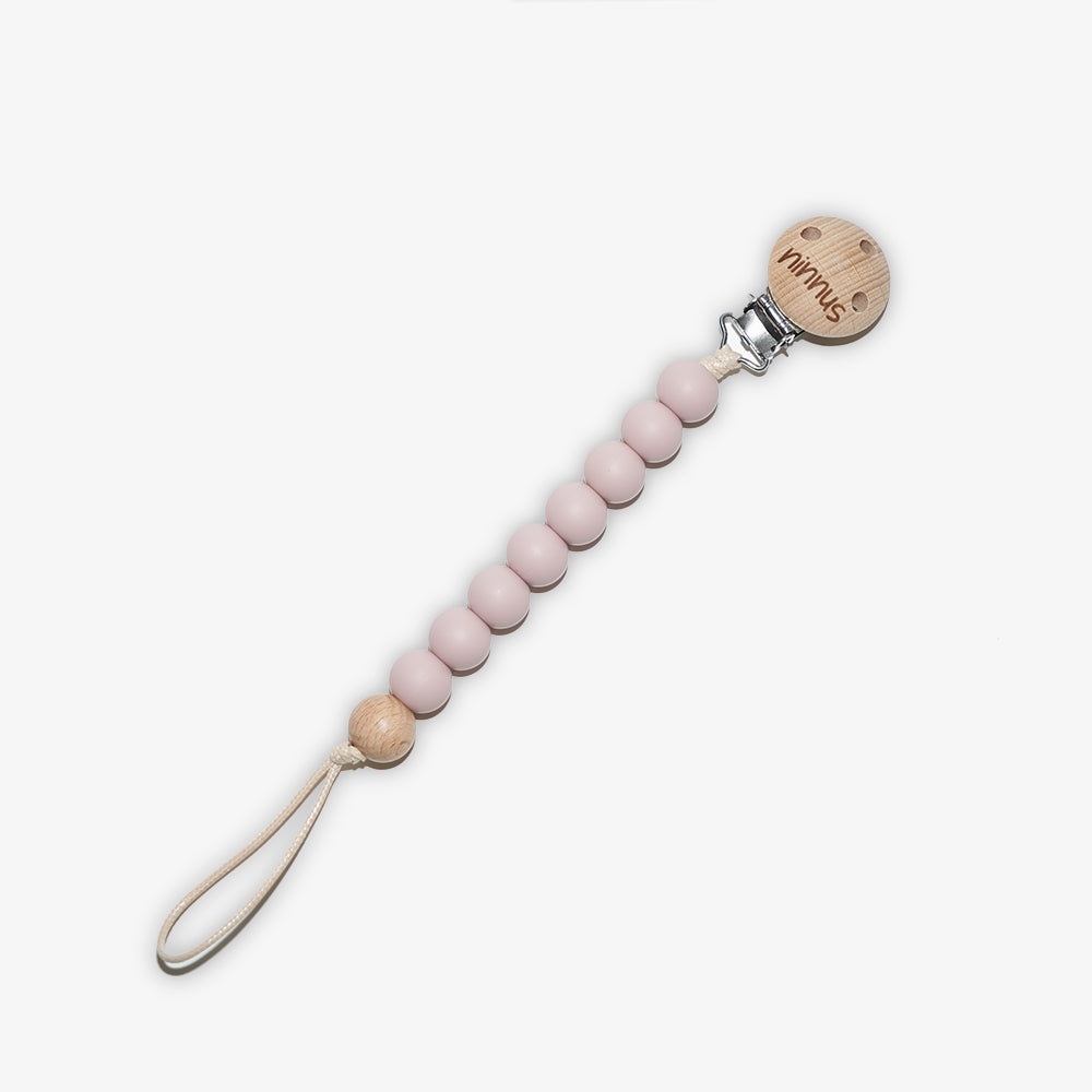 Cesta recém-nascida rosa claro NINNUS