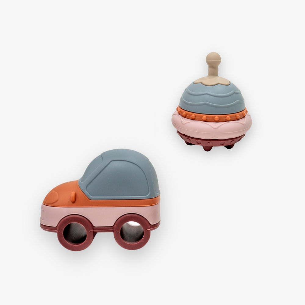 Coche y Nave Espacial Apilable
