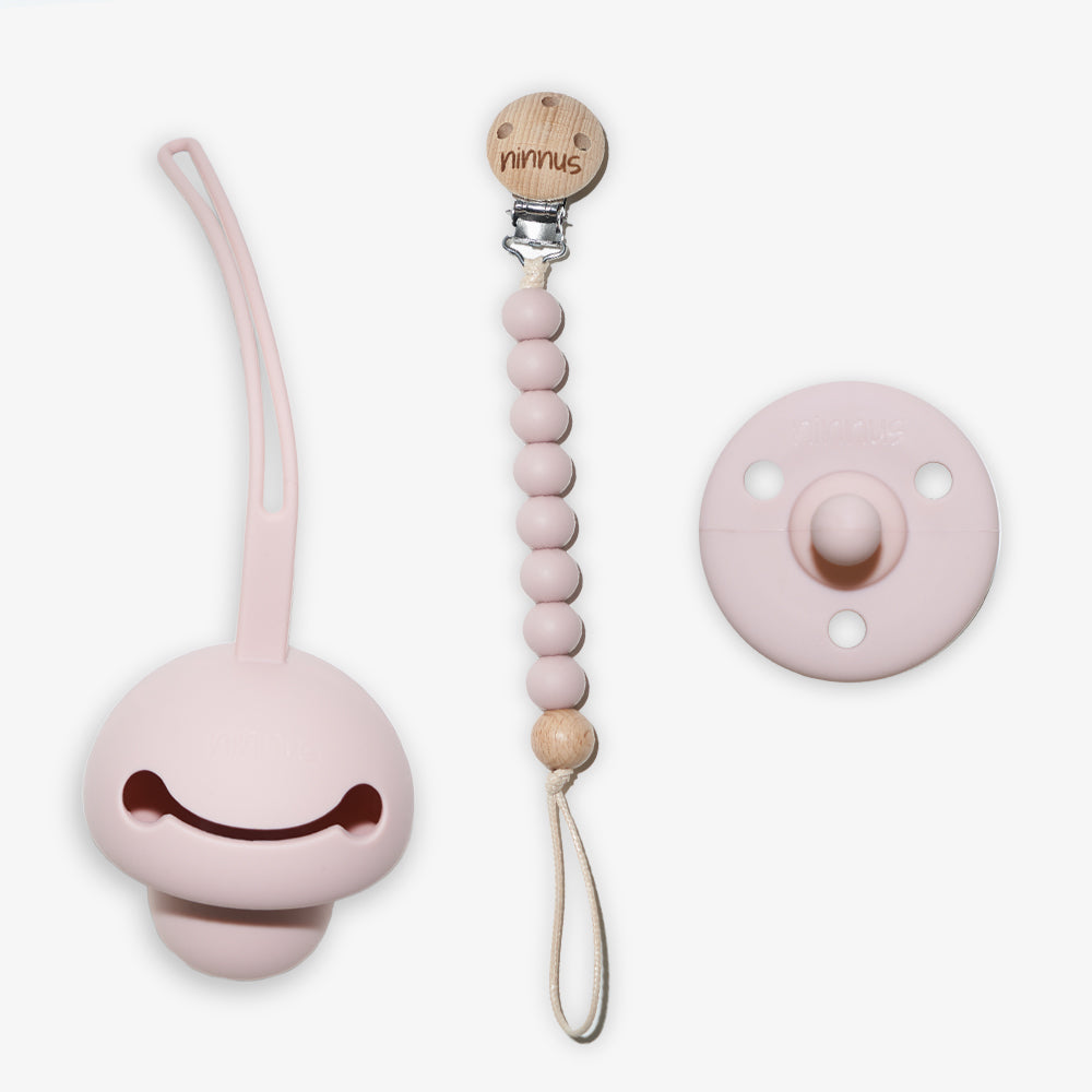 Pack chupete BUBÚ Rosa Claro